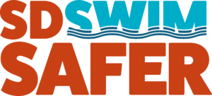San Diego SwimSafer Logo Vertical